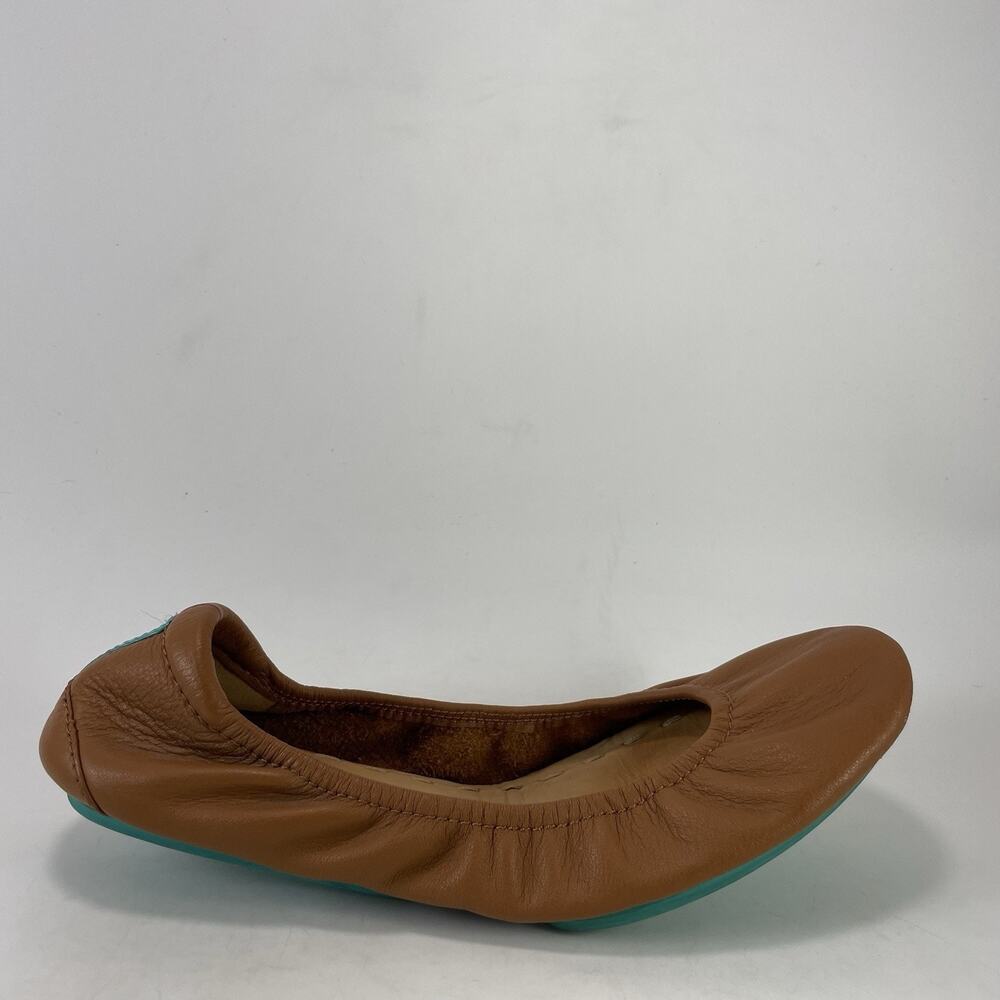 Tieks Chestnut Ballet Flats Womens Size 7 Brown Italian Leather Foldable Slip On